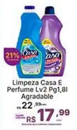 Super Lagoa Limpeza Casa E Perfume Lv2 Pg1,8l Agradável oferta