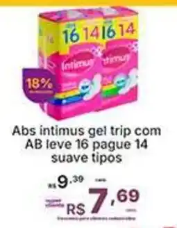 Super Lagoa Abs intimus gel trip com ab oferta