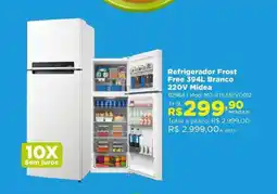 Lojas Solar Refrigerador Frost Free Branco 220V Midea oferta