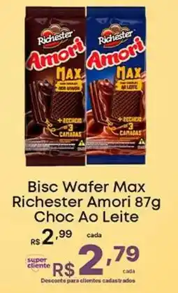 Super Lagoa Bisc Wafer Max Richester Amori oferta