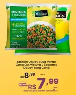 Super Lagoa Salada daucy 300g verao cong ou mistura 4 legumes daucy 300g cong oferta