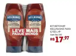 Bistek Supermercados kit ketchup hellmanns oferta
