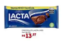 Bistek Supermercados Chocolate lacta oferta