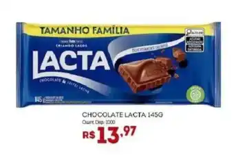 Bistek Supermercados Chocolate lacta oferta