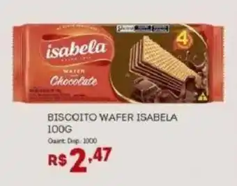 Bistek Supermercados Biscoito wafer isabela oferta