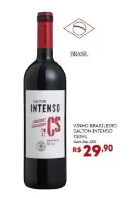 Bistek Supermercados vinho brasileiro salton intenso oferta