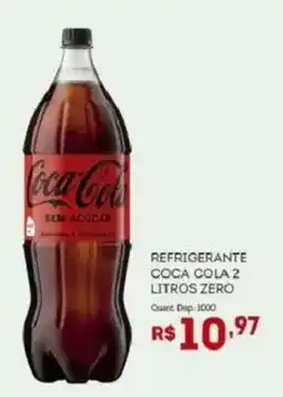 Bistek Supermercados Refrigerante coca cola 2 litros zero oferta