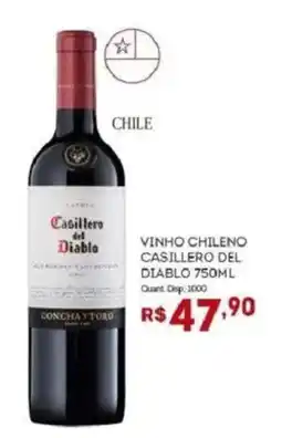 Bistek Supermercados Vinho chileno casillero del diablo oferta