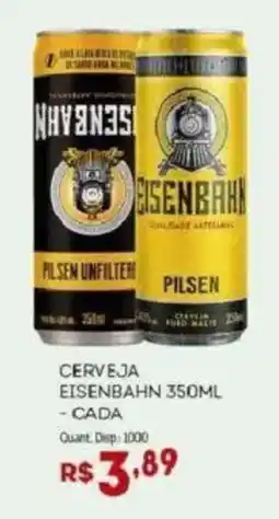 Bistek Supermercados Cerveja eisenbahn 350ml oferta