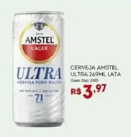 Bistek Supermercados Cerveja amstel ultra oferta