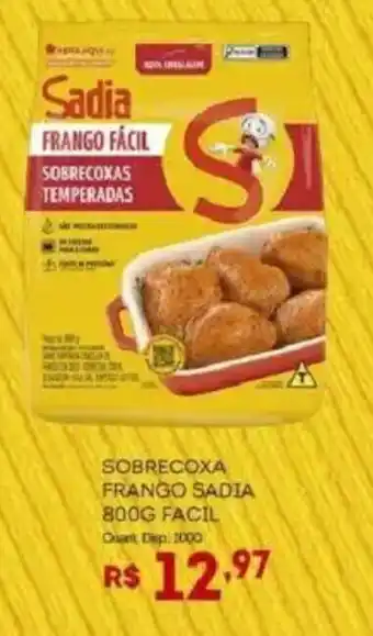 Bistek Supermercados Sobrecoxa frango sadia oferta