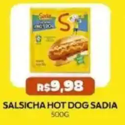 Bistek Supermercados Salsicha hot dog sadia oferta