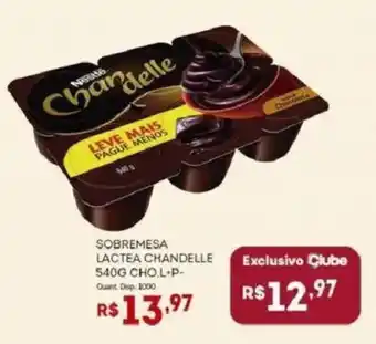 Bistek Supermercados Sobremesa lactea chandelle oferta