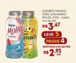 Bistek Supermercados Iogurte molico oferta