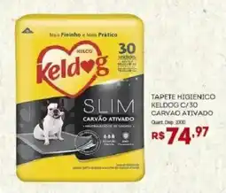 Bistek Supermercados Tapete higienico keldog c/30 carvao ativado oferta