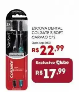Bistek Supermercados escova dental colgate s.soft carvao c/2 oferta