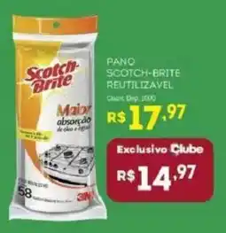 Bistek Supermercados pano scotch-brite reutilizavel oferta