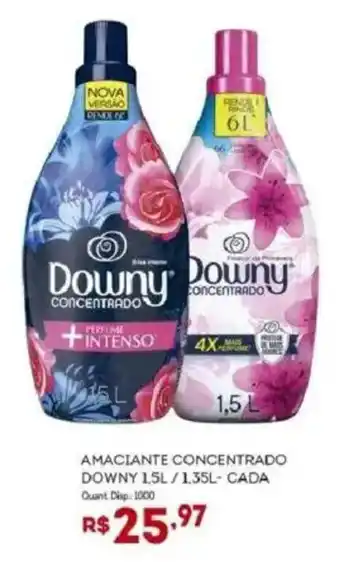 Bistek Supermercados Amaciante concentrado downy oferta