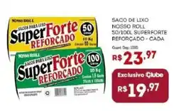 Bistek Supermercados saco de lixo nosso roll superforte reforçado oferta