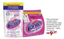 Bistek Supermercados Vanish white oxi rf / tira manchas liquido vanish 500ml s/ cloro rf oferta