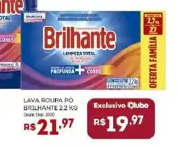 Bistek Supermercados Lava roupa pó brilhante oferta
