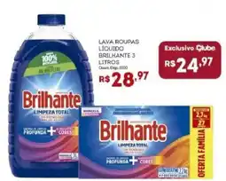 Bistek Supermercados Lava roupas liquido brilhante oferta