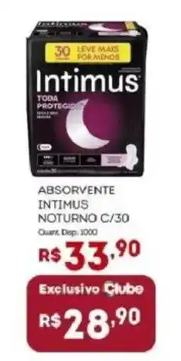 Bistek Supermercados Absorvente intimus noturno c/30 oferta
