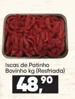Imec Supermercados Iscas de Patinho Bovinho kg oferta