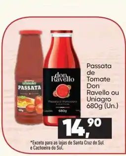 Imec Supermercados Passata de Tomate Don Ravello ou Uniagro oferta