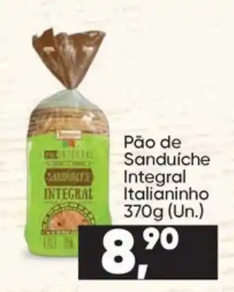 Imec Supermercados Pão de sanduíche integral italianinho oferta