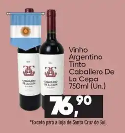 Imec Supermercados Vinho Argentino Tinto Caballero De La Cepa oferta