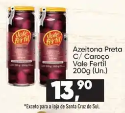 Imec Supermercados Azeitona Preta C/ Caroço Vale Fertil oferta