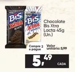Imec Supermercados Chocolate Bis Xtra Lacta oferta