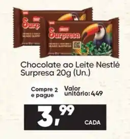 Imec Supermercados Chocolate ao leite nestlé surpresa oferta