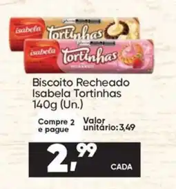 Imec Supermercados Biscoito Recheado Isabela Tortinhas oferta