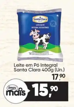 Imec Supermercados Leite em Pó Integral Santa Clara oferta