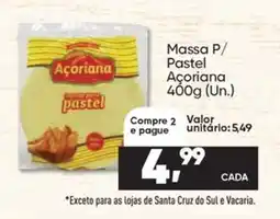 Imec Supermercados Massa p/ pastel açoriana oferta