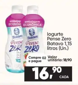 Imec Supermercados logurte pense zero batavo oferta