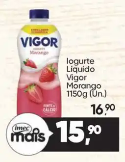 Imec Supermercados logurte líquido vigor morango oferta