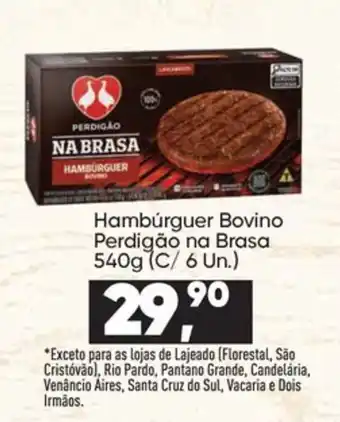 Imec Supermercados Hambúrguer Bovino Perdigão na Brasa oferta