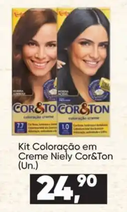 Imec Supermercados Kit Coloração em Creme Nielly Cor&Ton oferta