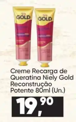 Imec Supermercados Creme recarga de queratina niely gold reconstrução potente oferta