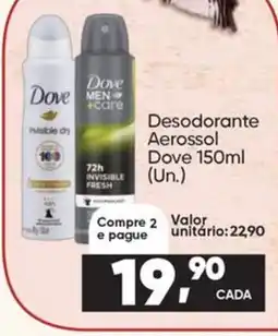 Imec Supermercados Desodorante Aerossol Dove 150ml oferta