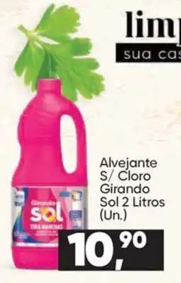 Imec Supermercados Alvejante S/ Cloro Girando Sol oferta