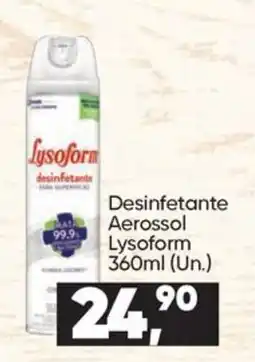 Imec Supermercados Desinfetante aerossol lysoform oferta
