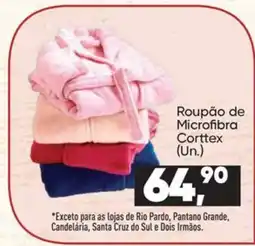 Imec Supermercados Roupão de Microfibra Corttex oferta