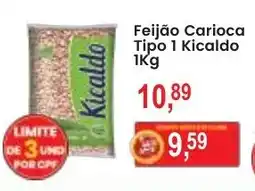Federzoni Supermercados Feijão Carioca Tipo 1 Kicaldo oferta