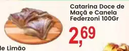 Federzoni Supermercados Catarina Doce de Maçã e Canela Federzoni oferta