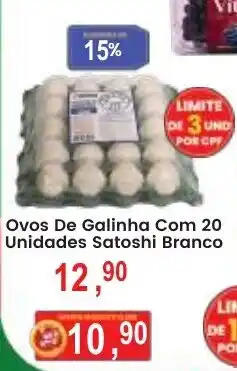 Federzoni Supermercados Ovos de galinha oferta