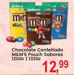 Federzoni Supermercados Chocolate Confeitado M&M'S Pouch Sabores oferta